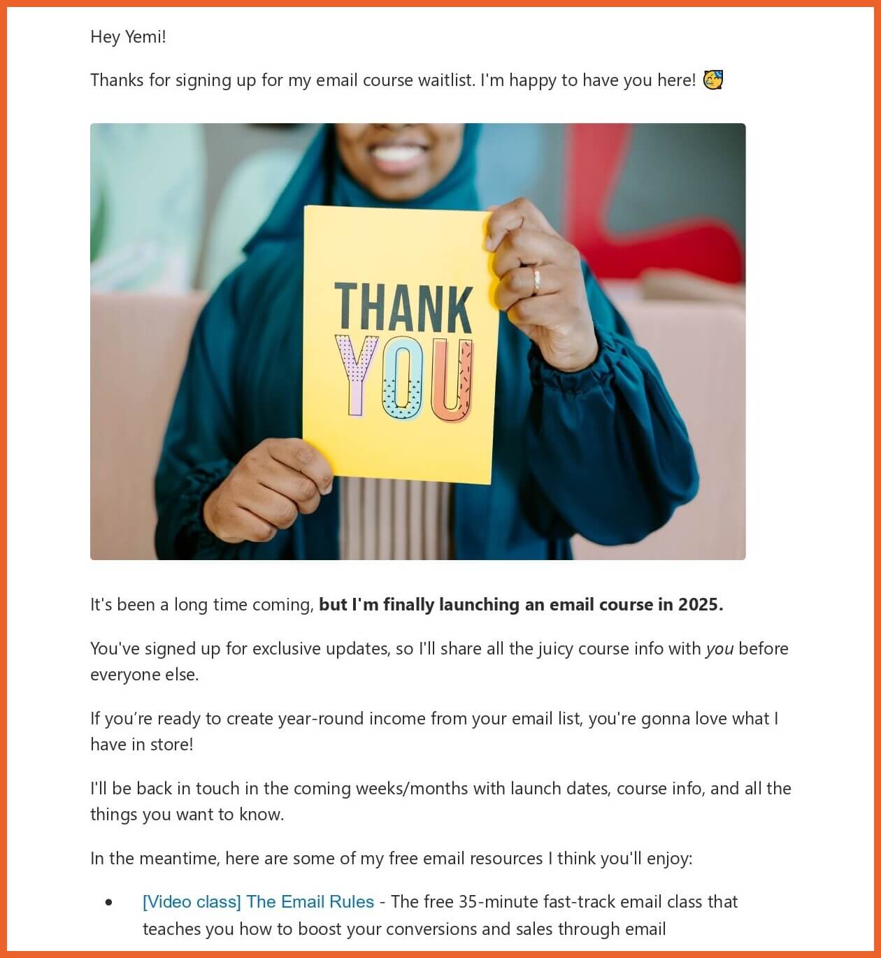 waitlist teaser email
