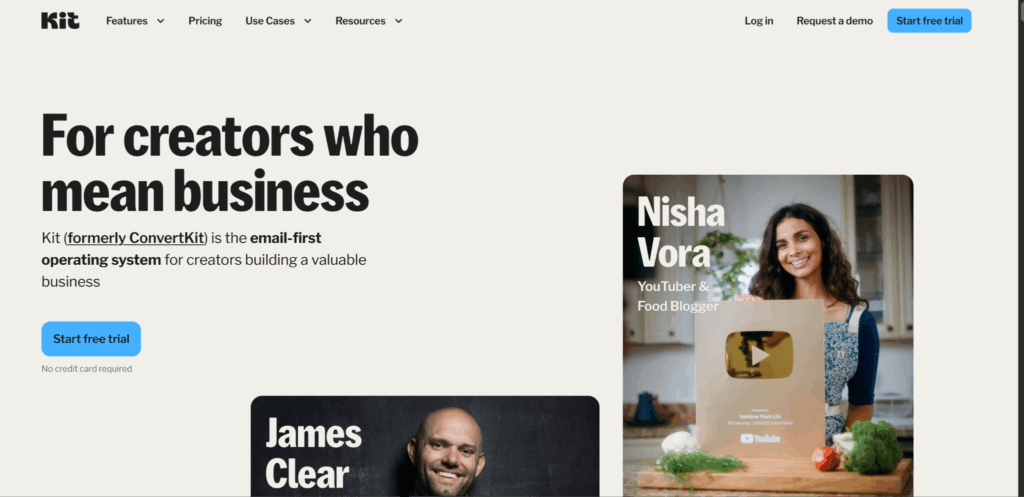 kit homepage