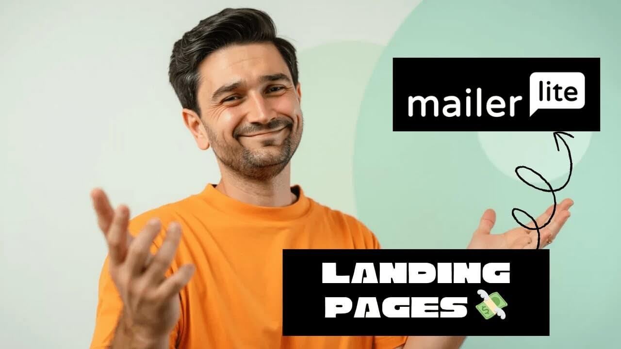 mailerlite overview landing page builder video