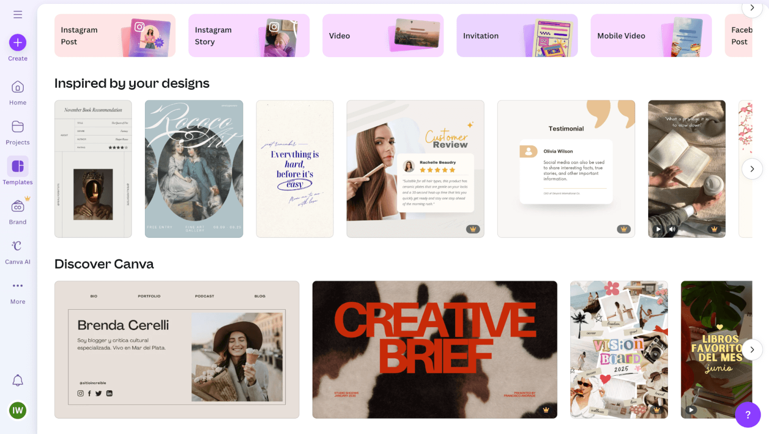 creating images with canva templates