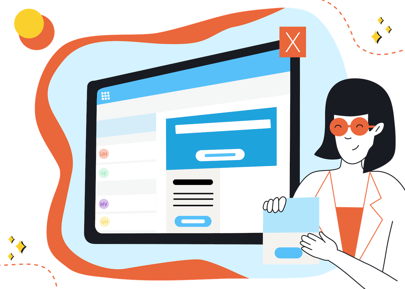 banner illustration of how to create a newsletter in outlook