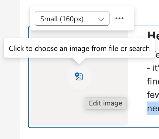 adding an image to your newsletter