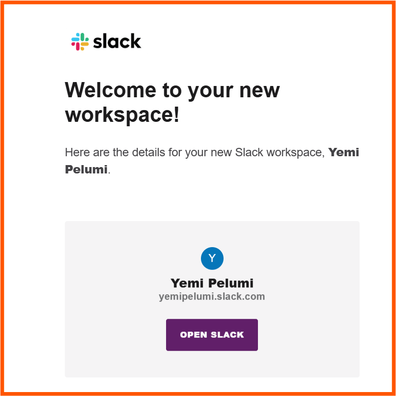 Slack welcome email hook 