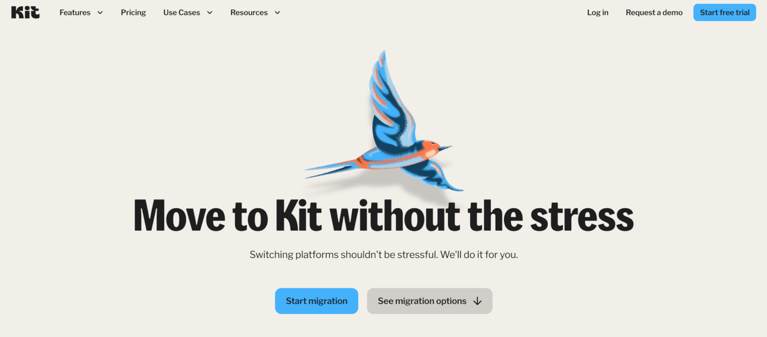 kit migration homepage