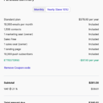 brevo coupon code standard