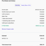 brevo coupon code starter