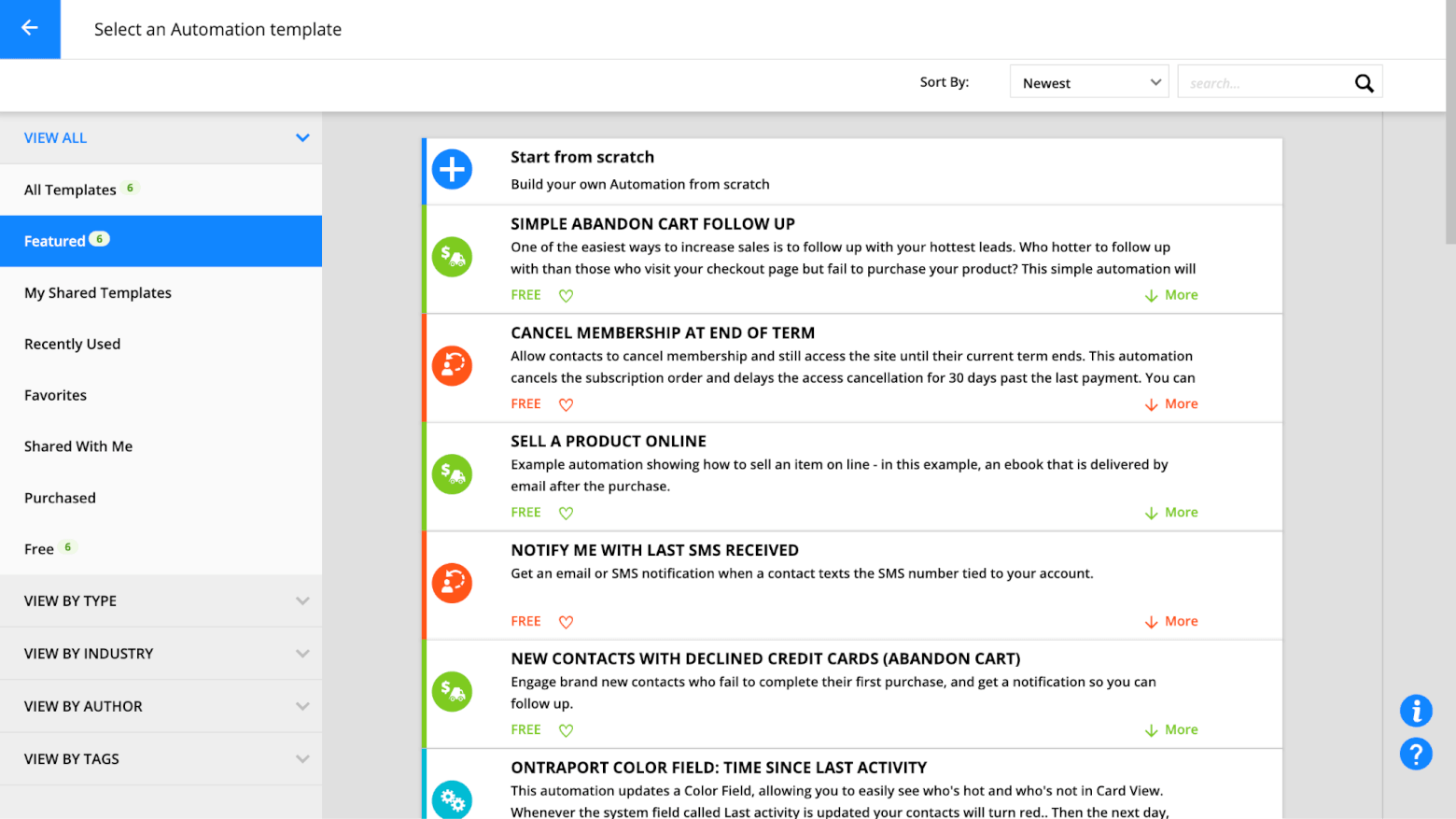 ontraport automation templates