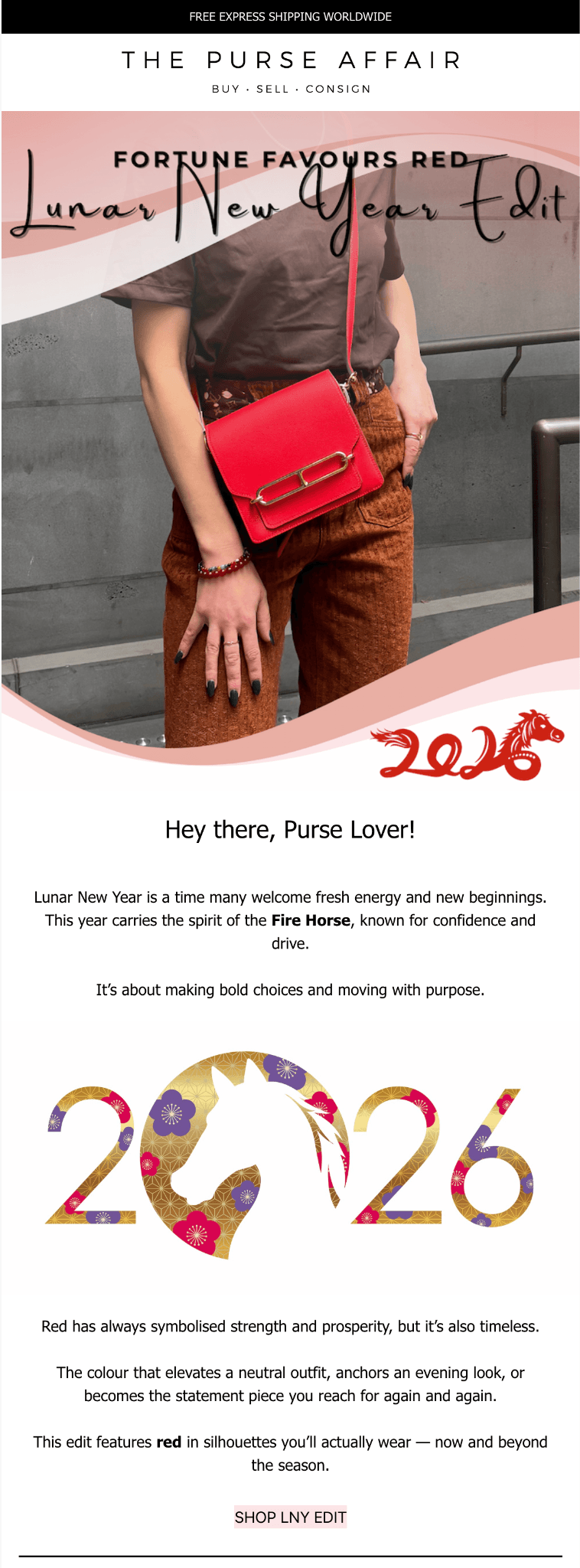 the purse affair lunar new year example