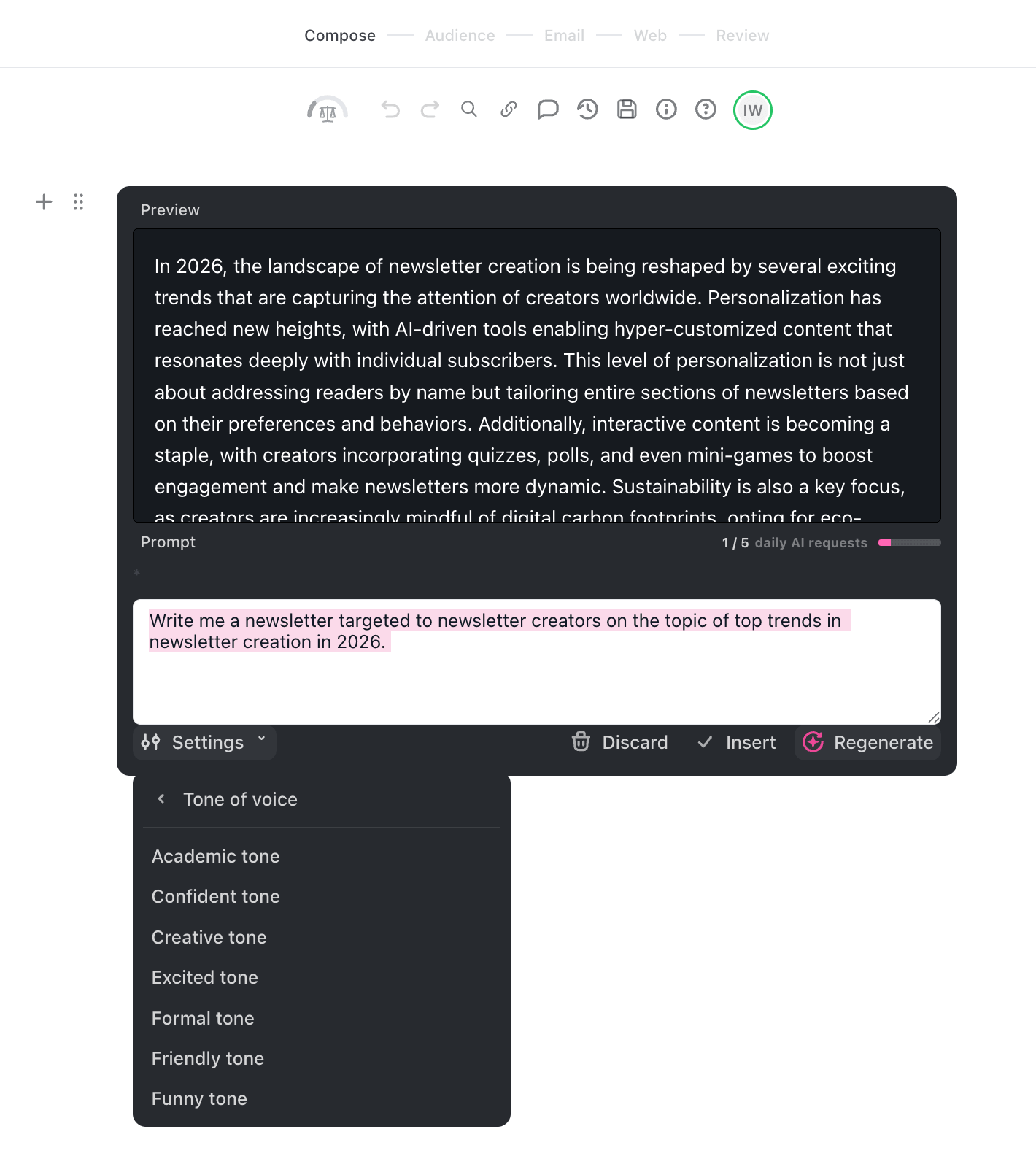 beehiiv ai writer