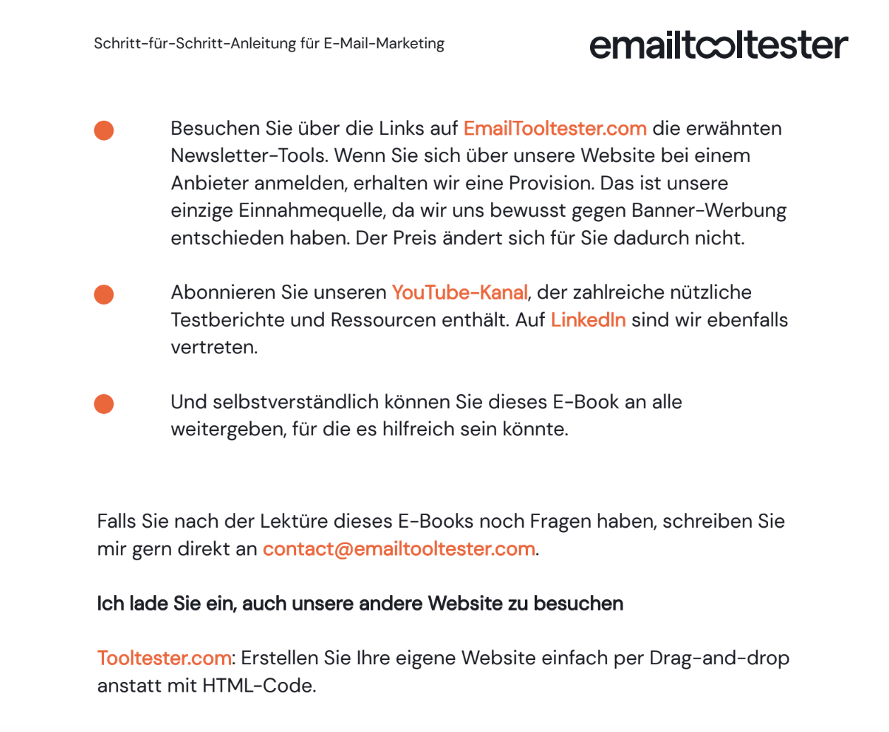 call to action im emailtooltester ebook