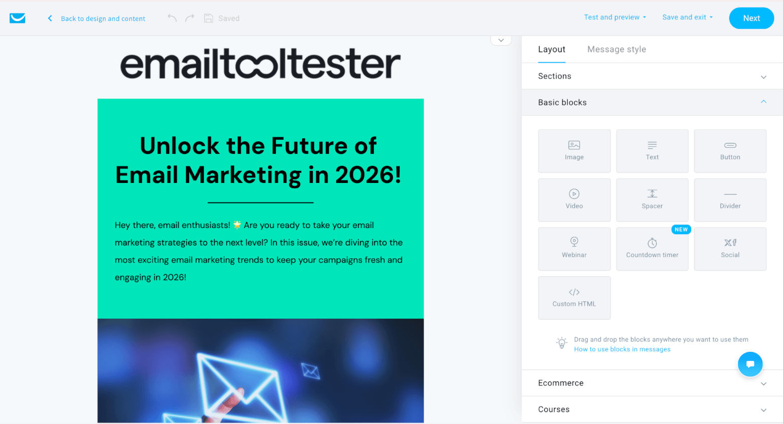 getresponse ai generated email