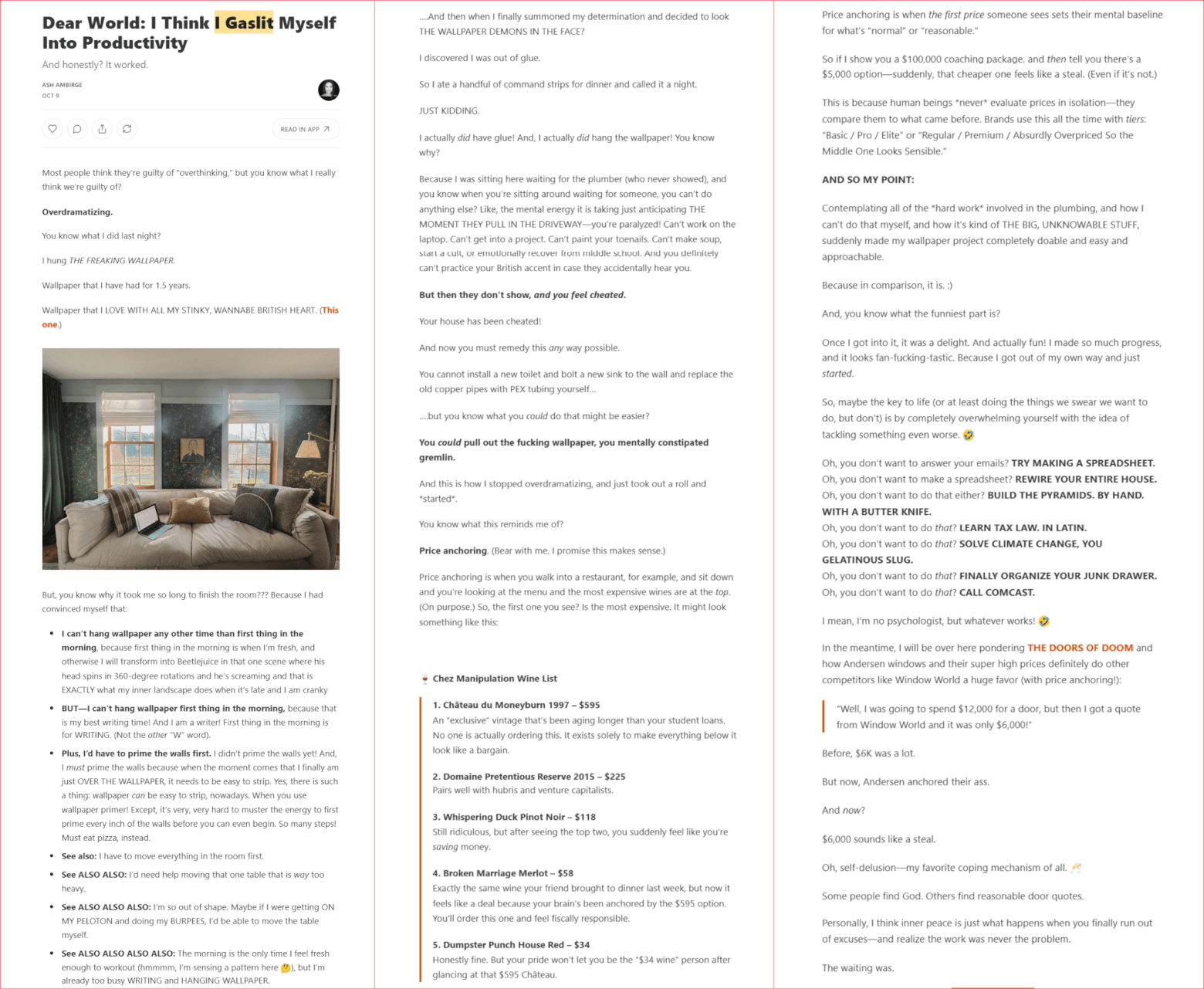 Newsletter Story Email - Ash Ambirge