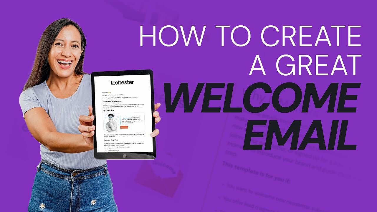 how to make a good welcome email