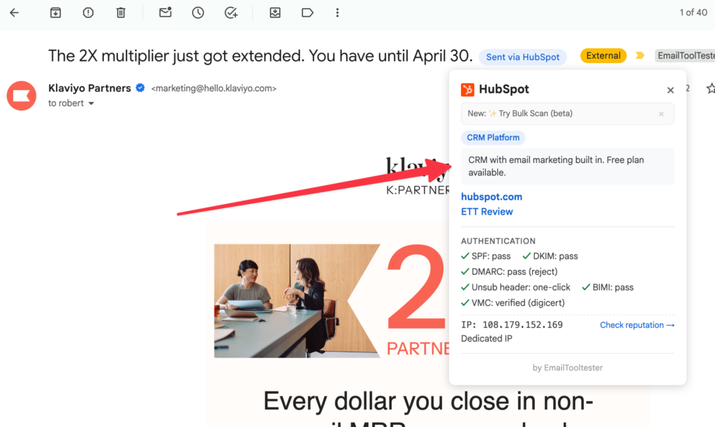 email detective esp detection