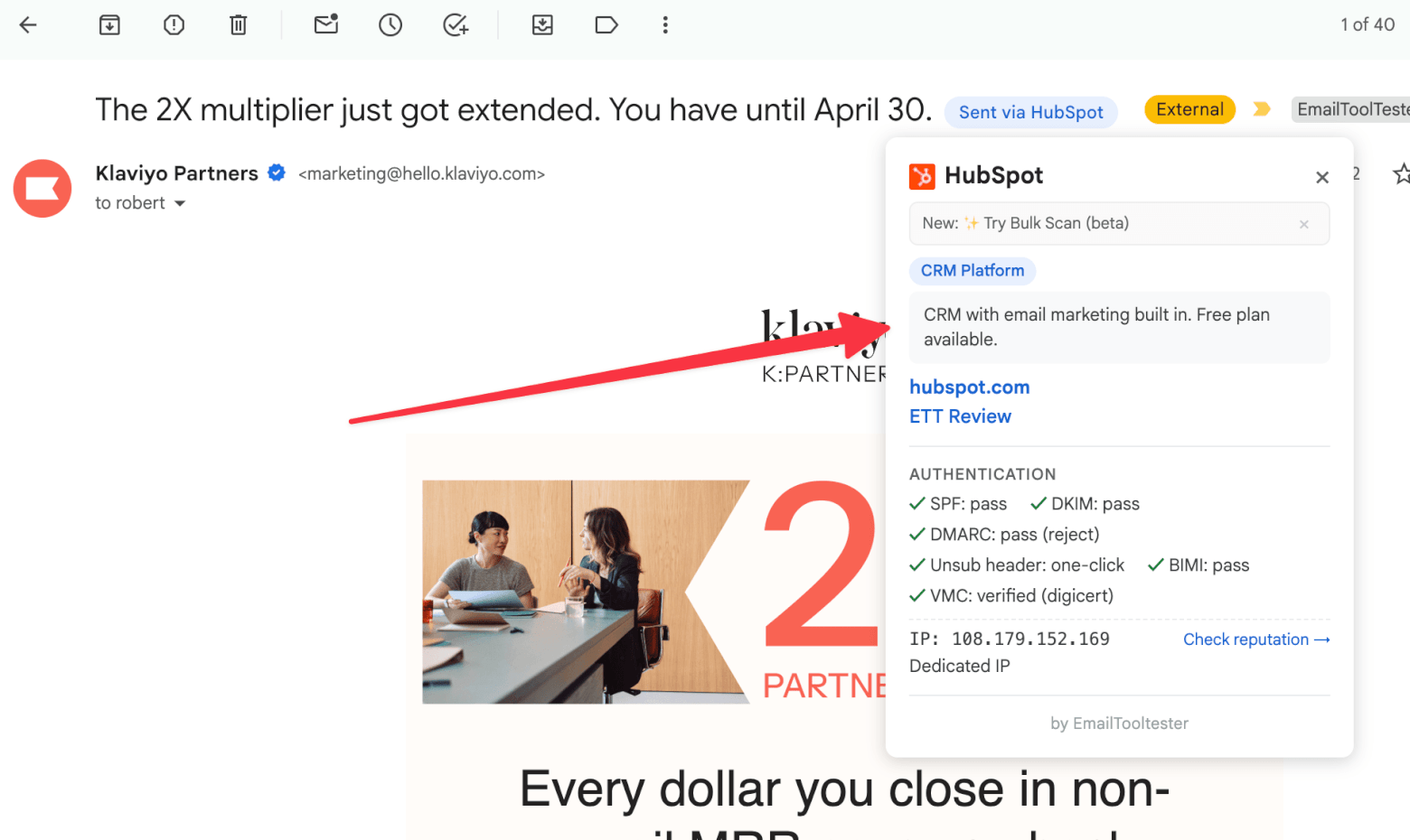 email detective esp detection