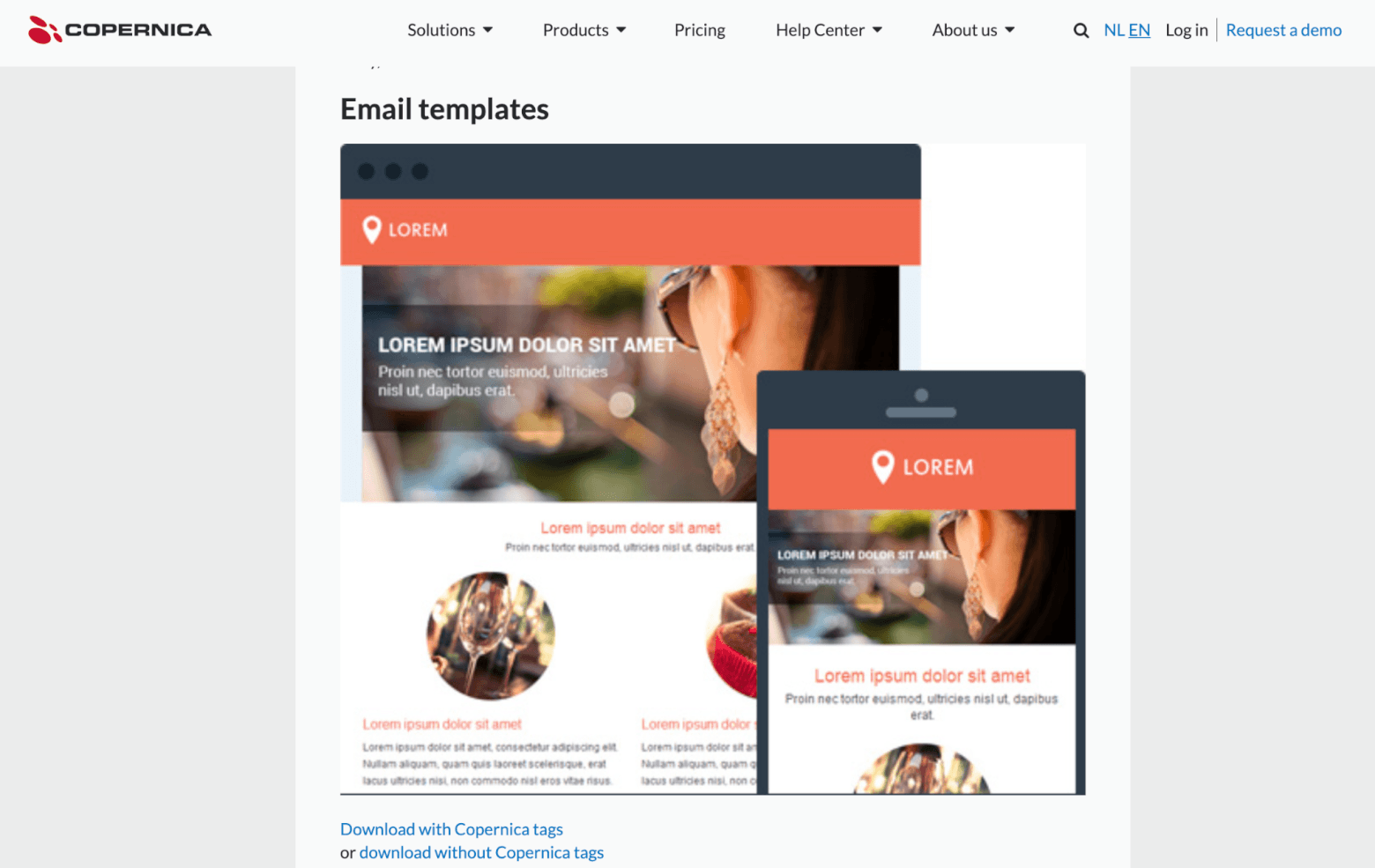 free email templates from Copernica