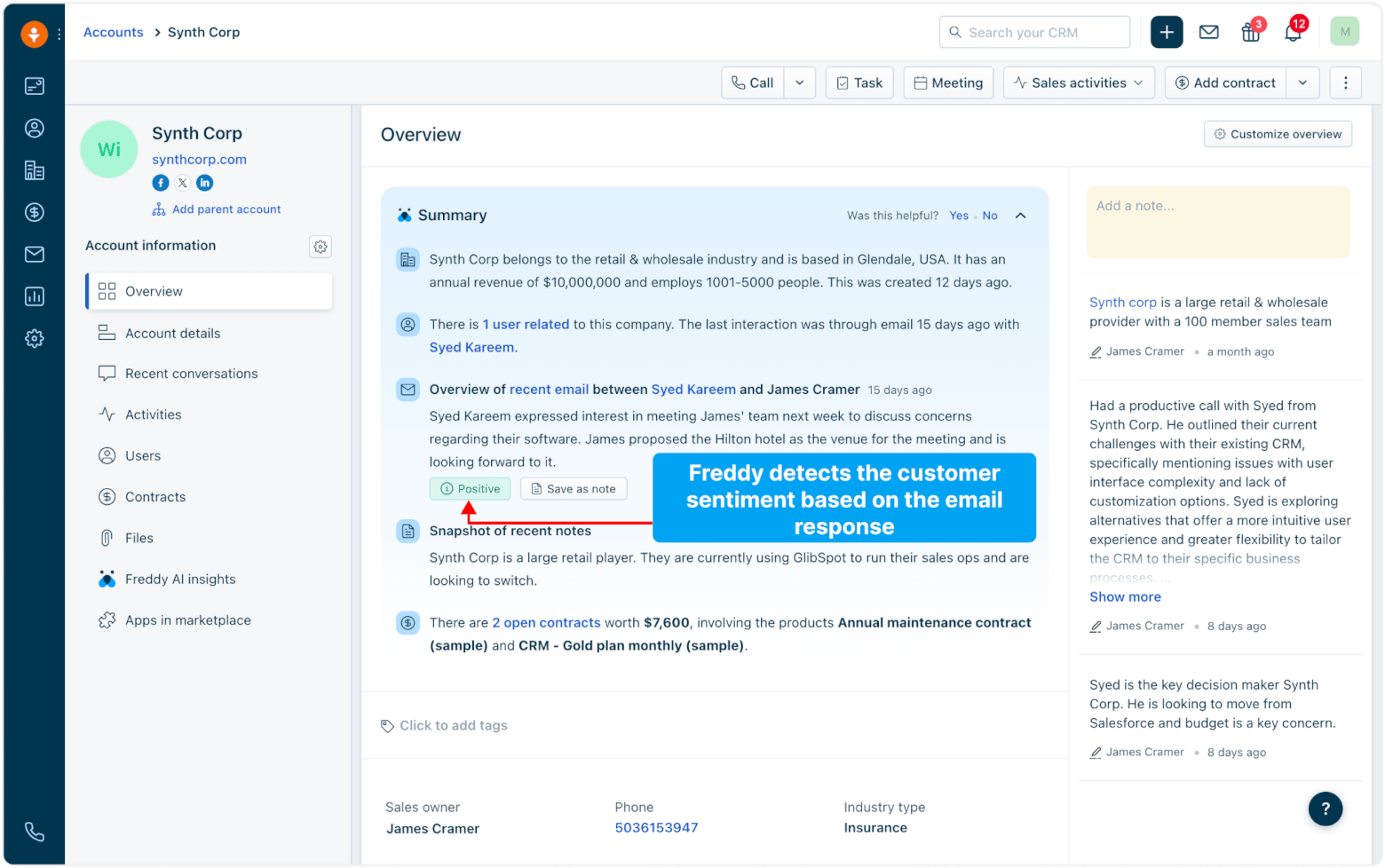 freshdesk ai summary