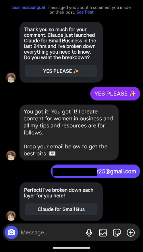 i@businessbanquet_ Instagram auto DM