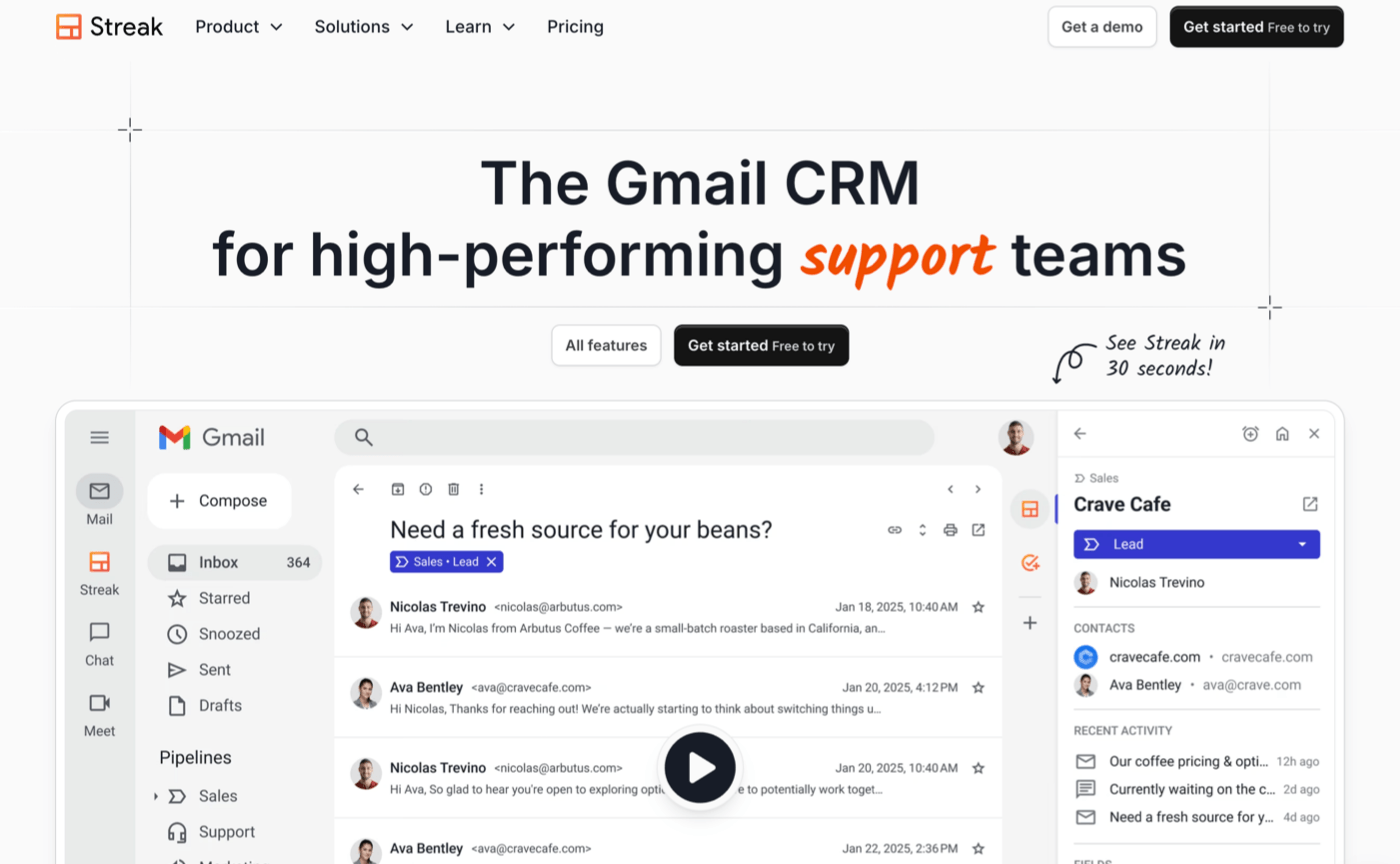 Streak Email Tracking for Gmail