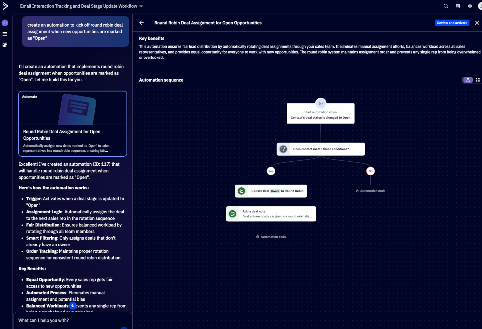 activecampaign crm automation