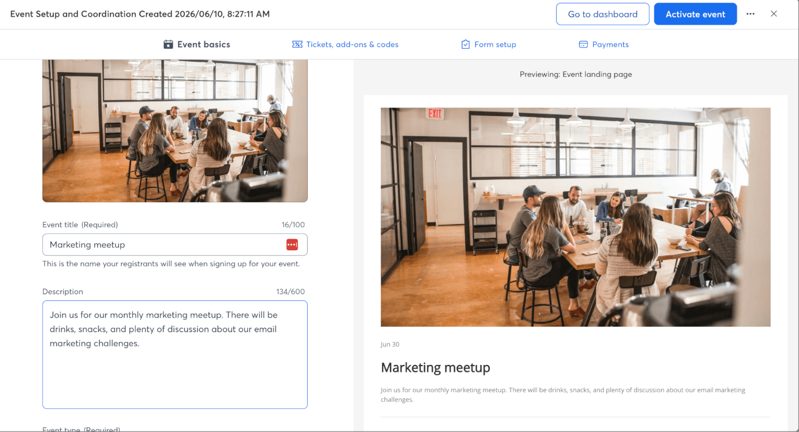 constant contact event management