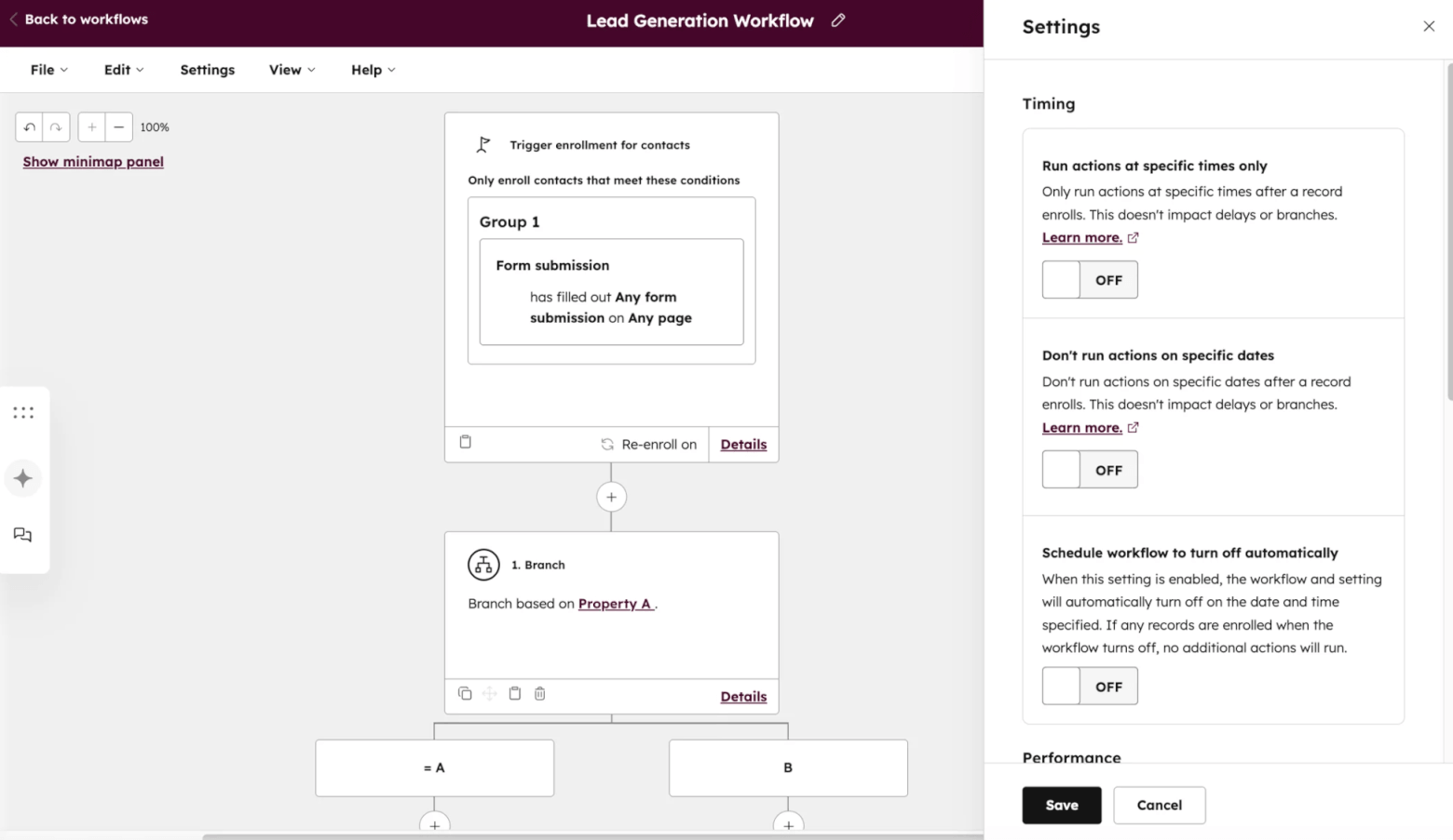 hubspot automated workflow