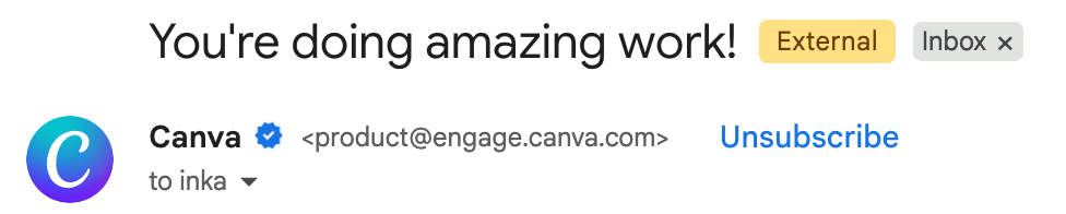 canva blue checkmark