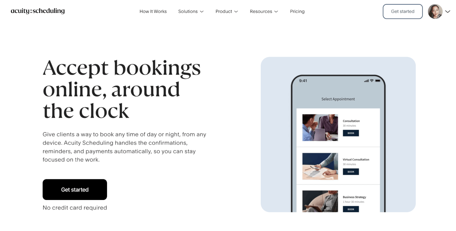 acuity scheduling