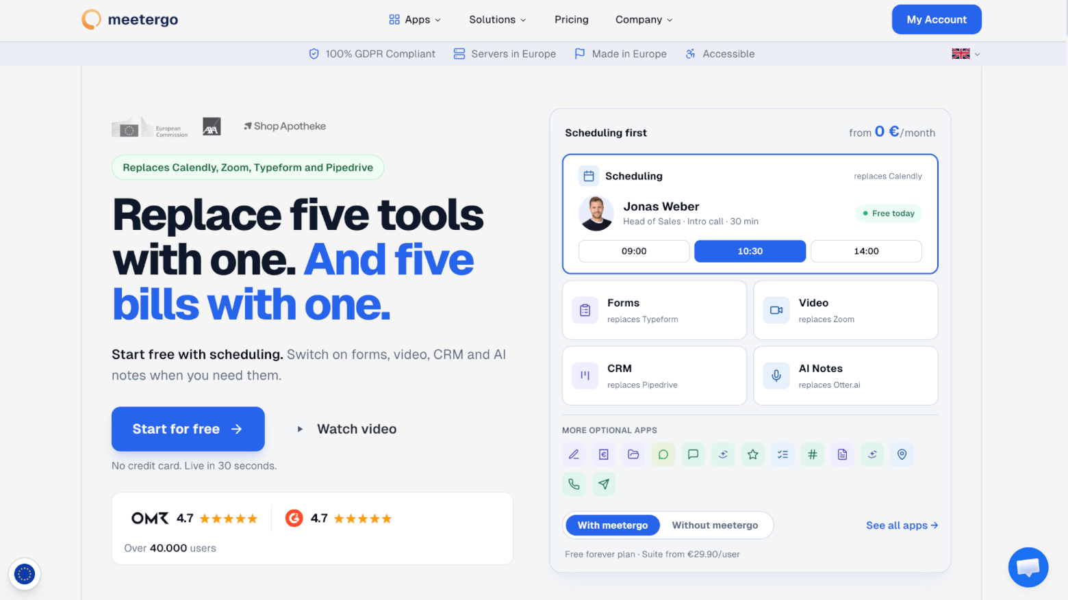 meetergo homepage