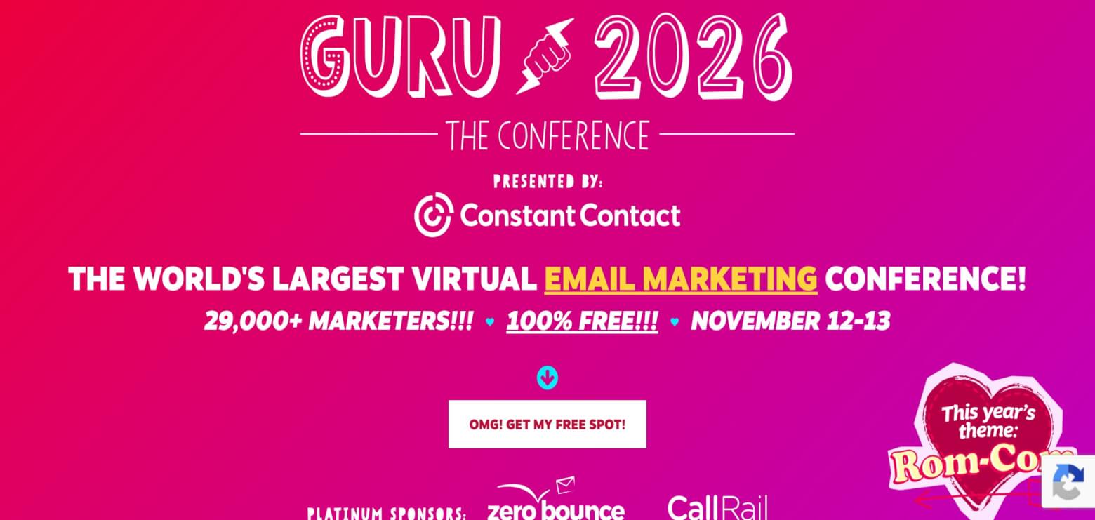 GURU Conference homepage